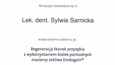 lek. dent. Sylwia Sarnicka-Królik