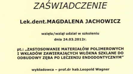 lek. dent. Magdalena Jachowicz-Grzych